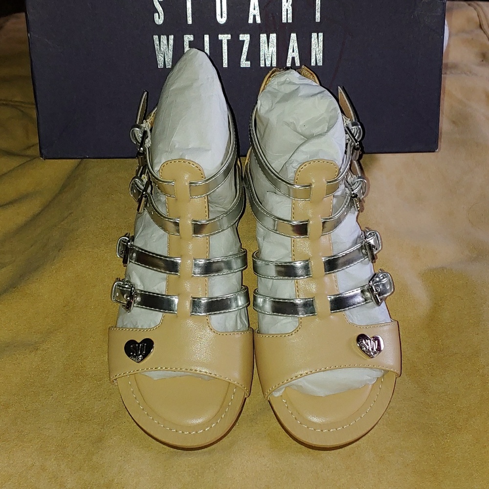 NIB Stuart Weitzman size 13Y  sandals.